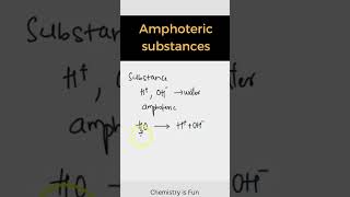 What are Amphoteric substances   ChemistryNotes  Chemistry Question amp Answers [upl. by Rockey]