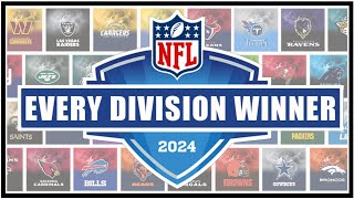 Reviewing every NFL teams win  loss record for the 2024 season Who will make the playoffs [upl. by Euqinot]