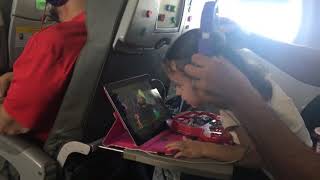 3YearOld Airplane Ride on Jet Blue Flight [upl. by Batsheva]