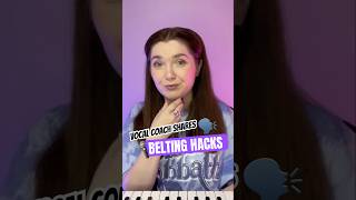 Belt Like a Pro Belting Hacks from a Vocal Coach belting vocalcoach [upl. by Atinot]