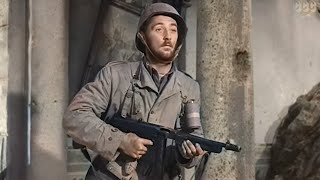 Action War  Story of GI Joe 1945  Robert Mitchum  Colorized movie  subtitles [upl. by Darcie276]