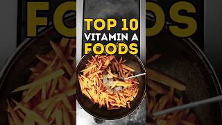 Top 10 Vitamin A Foods food foodshorts healthyfood foodfacts diabetes skincare [upl. by Aloel156]