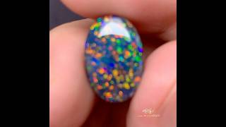 N1 Stunning Pinfire Color Australian Black Opal opal australianopalstone blackopal [upl. by Jourdain]