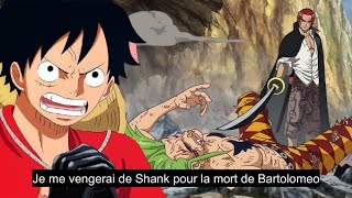 ONE PIECE 1130  LA MORT DE BARTOLOMÉO A ÉTÉ DÉVOILÉE À LUFFY [upl. by Wamsley]