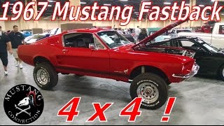 1967 Mustang Fastback 4x4  Barrett Jackson Las Vegas 2015 Mustang Connection [upl. by Thurber]