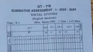 SA1 Social Studies 10th class Real Question Paper Full Paper 202324 💯 pakka real paper [upl. by Yendys]