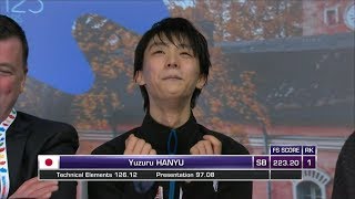 2017 Worlds  Yuzuru Hanyu FS amp fluff CBC [upl. by Ettari]