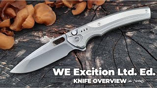 WE Exciton Ltd Ed Folding Knife 5Minute Review  Jimping with Jacrispy [upl. by Edris921]