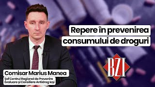 Comisar Marius Manea șef CRPECA Iași discută despre repere în prevenirea consumului de droguri [upl. by Morie975]