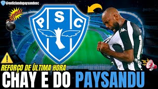 Contratação de Última Hora Chay é do Paysandu para a Série B [upl. by Edialeda]