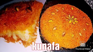 Kunafa without oven❤ Kanafeh❤  famous Arabian dessert ❤ easy recipe [upl. by Judas]