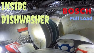 Gopro Inside a Dishwasher  BOSCH Serie 8  Full Load [upl. by Tail]