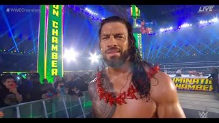 Goldberg vs Roman Reigns Elimination Chamber 2022 FULL MATCH EPIC ENDING [upl. by Annez171]