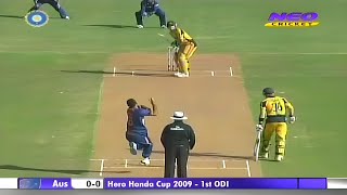 India vs Australia 1st odi 2009 Highlights thriller cricket match [upl. by Philine]