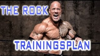 quotSchlechtquot THE ROCK  Trainingsplan [upl. by Enaffit]