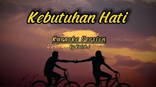 Kaleb J  Kebutuhan Hati  Karaoke Version  Male [upl. by Arria]