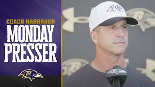 John Harbaugh We Want to Be Unpredictable  Baltimore Ravens [upl. by Eetak214]