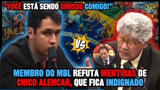 Membro do MLB bate boca com Chico Alencar que fica indignado ao ser refutado [upl. by Nehemiah21]