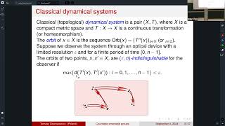 Countable amenable groups tilings multiorders and orbit equivalence [upl. by Duke986]