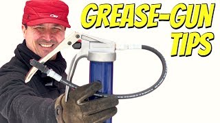 Grease Gun  How To Use A GreaseGun Properly [upl. by Ivad893]