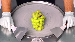 How to make Grapes to Ice Cream Rolls  ASMR Recipe no talking  Street Food [upl. by Files]