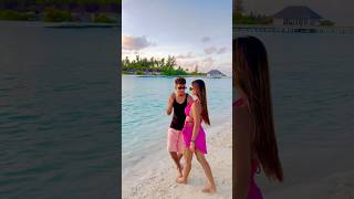 Maldives Me Kiya Shoot 😍 ytshorts mukulgain mukulsona maldives viralvideo [upl. by Hewie]