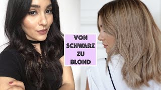 VON SCHWARZ AUF BLOND  Meine Haare  Farbe Pflege Styling  madametamtam [upl. by Ciryl]