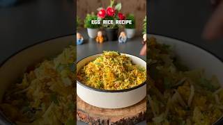 Egg rice recipe ♥️🤤shortfeed recipe shorts [upl. by Ensign]