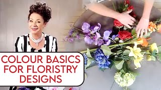 Fundamentals of Floristry The Basics of Colour in Floral Designs [upl. by Gusta]