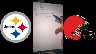 The NFL Script  Steelers vs Browns Week 12 Nov 21 2024 [upl. by Ardeahp]