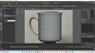 Modelaje con NURBS  Taza Maya 2022 NURBS modelling revolve to onecup polygons Maya 2022 [upl. by Jervis517]