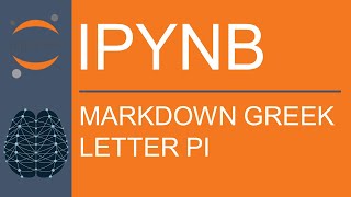 Jupyter Notebook  Markdown  LaTeX  How to Show Greek Letter Pi Using LaTeX Code [upl. by Armin]