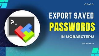 How to Export Passwords in MobaExterm [upl. by Calley]