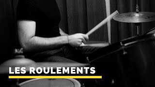 Cours de batterie  Rudiments  Les roulements [upl. by Ffirahs]