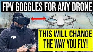 FLY DJI MINI 2 FPV with MagiMASK GOOGLES WORKS ON MAVIC 3 [upl. by Dragde]