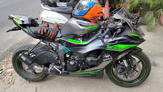 Kawasaki Ninja ZX6R First Gear Top Speed 112kmph [upl. by Sucramraj]