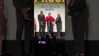 Jamie Lee Curtis cries at The Last Showgirl premiere [upl. by Nert779]