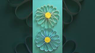 Flor de papel fácil e linda flores diy papercraft paperflower arte artesanato tutorial art [upl. by Intirb]