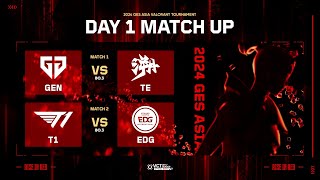 GES ASIA VALORANT TOURNAMENT DAY 1 [upl. by Alin]