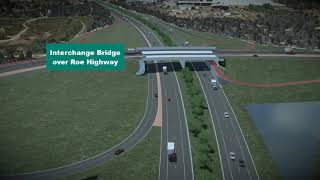 Great Eastern Highway Bypass Interchanges animation [upl. by Ardnuahc292]