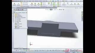 Indentation methods in SolidWorks [upl. by Adiazteb]