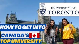 Get into Canadas Top University Admission at University of Toronto  Application Process at UofT [upl. by Saxena]