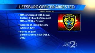 FDLE arrests Leesburg officer on sexual battery charges [upl. by Enidlareg]