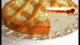 Ricetta Crostata di ricotta e marmellataRICETTA FACILE e BUONISSIMA [upl. by Berghoff703]