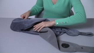 How To Apply Your Travelrest Luxurious Pillow Cover [upl. by Nehtanoj]