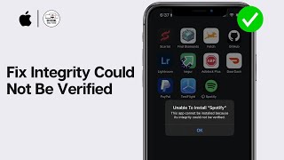 This Is How To FIX quotIntegrity Could Not Be Verified Errorquot On ANY iPhone [upl. by Holloway35]