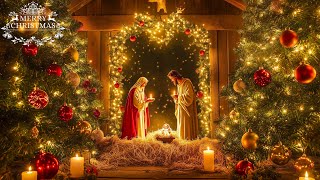 ✨ Holy Night Nativity Scene  Peaceful Christmas Music amp Jingle Bells to Celebrate the Season 🎄🙏 [upl. by Pease292]