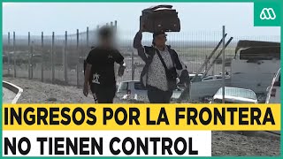 Descontrol en la frontera norte Migrantes ingresan a Chile sin ningún control por Colchane [upl. by Winer]