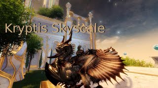 GW2  Kryptis Skyscale skin ‐ showcase [upl. by Daisie]