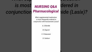 Nursing PHARMACOLOGY QUESTIONS AND ANSWER pharmacology nclex prometricexam rn NURSEBLESSING [upl. by Uno]